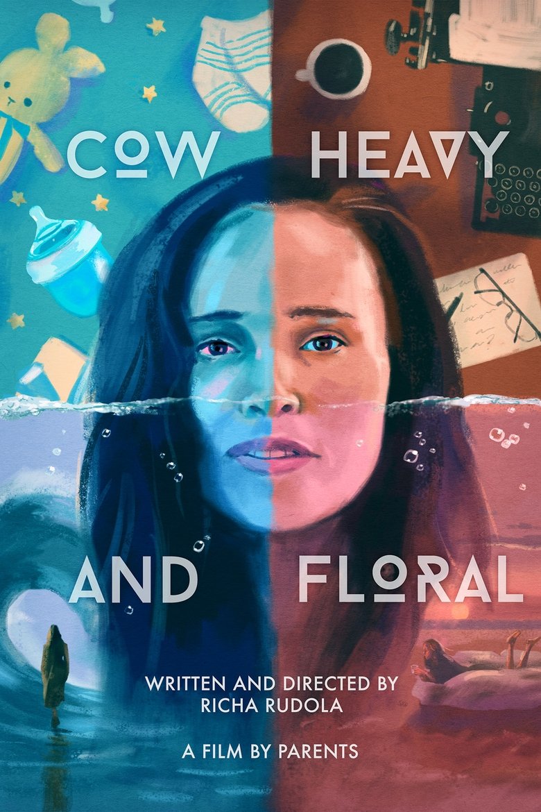 Poster of Cow Heavy and Floral