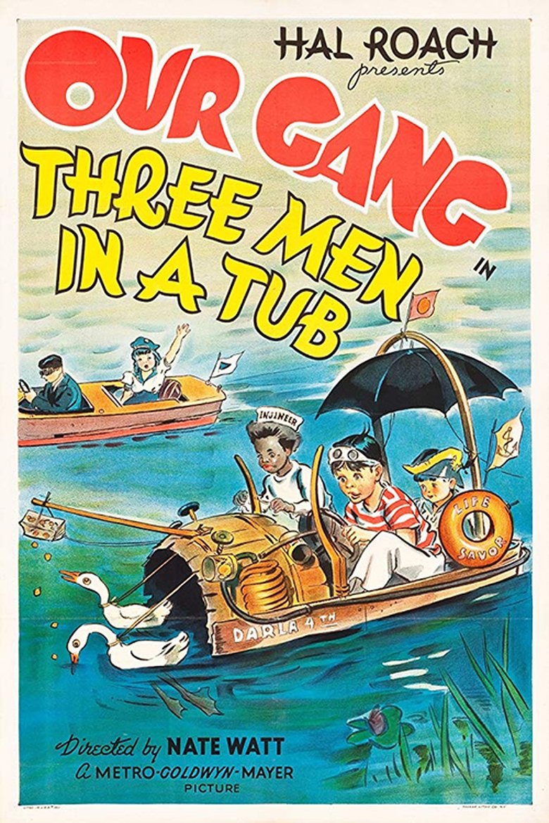 Poster of Three Men in a Tub