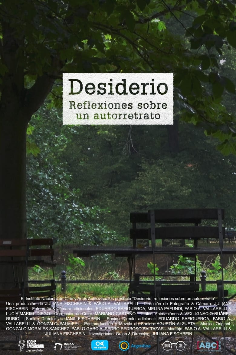 Poster of Desiderio: Reflexiones sobre un autorretrato