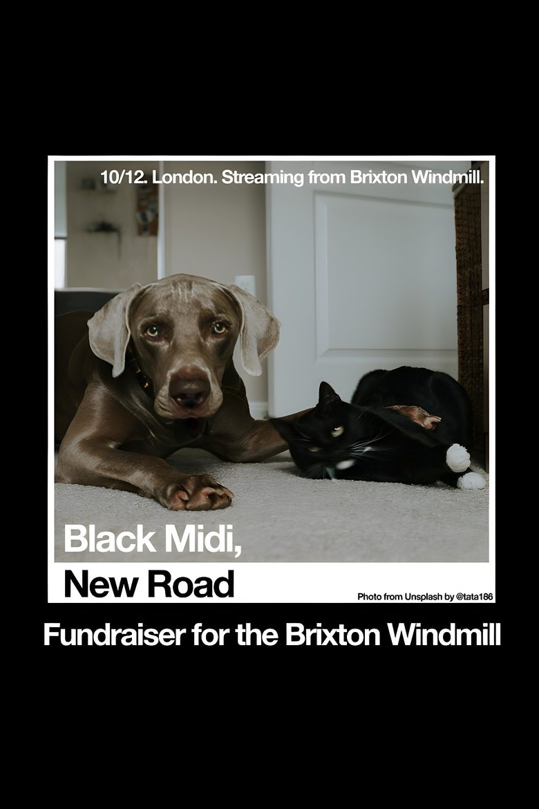 Poster of Black Midi, New Road: 'Live at The Windmill, Brixton.'