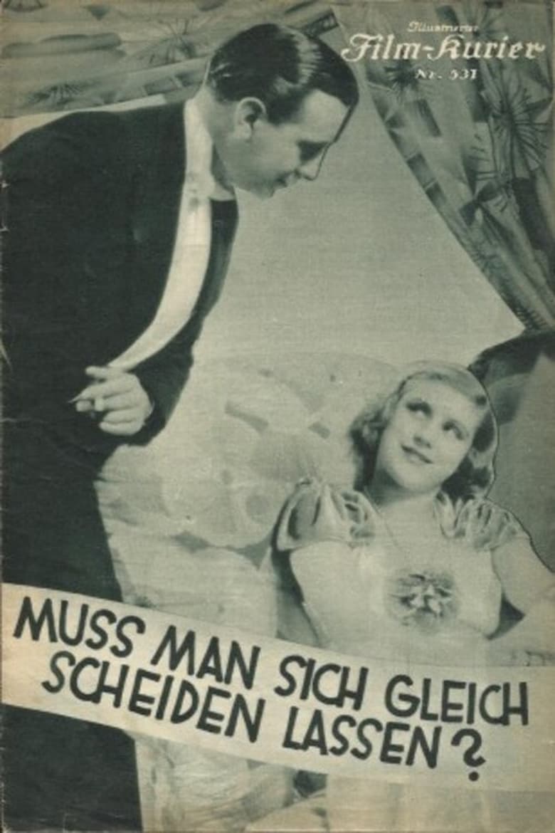 Poster of Muß man sich gleich scheiden lassen