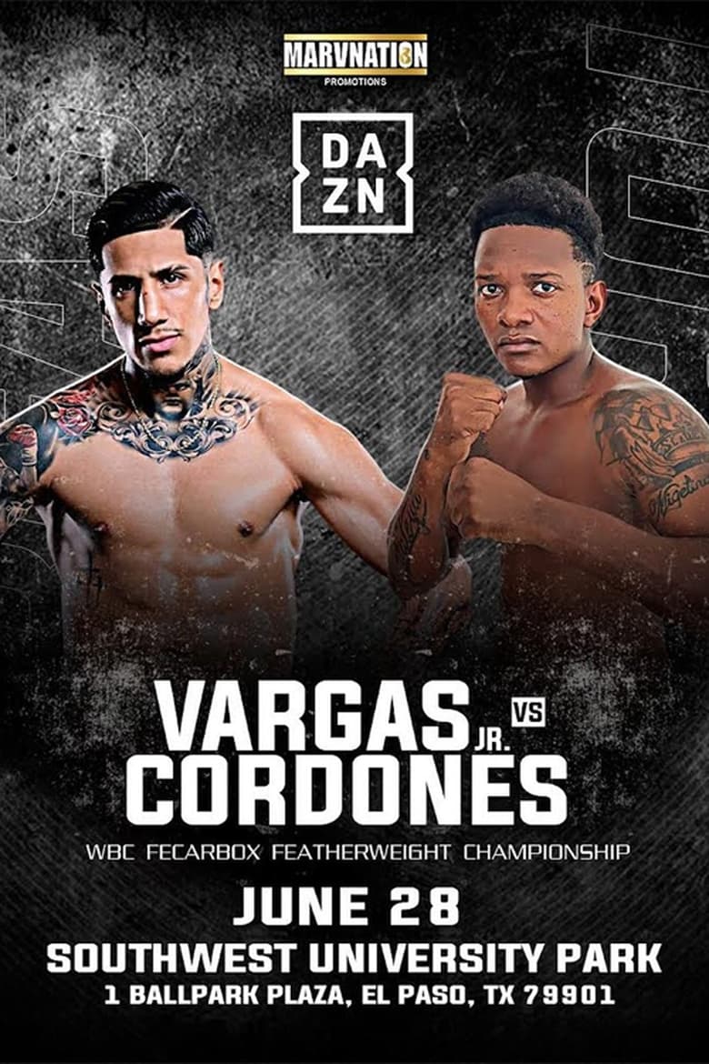 Poster of Fernando Vargas Jr. vs. Juan Carlos Cordones