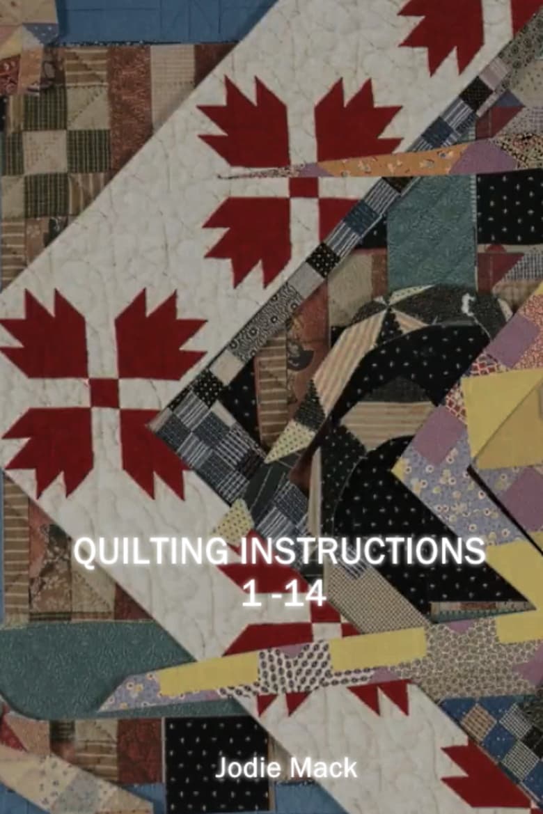 Poster of Quilting Instructions 1-14