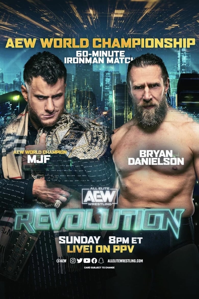 Poster of AEW Revolution