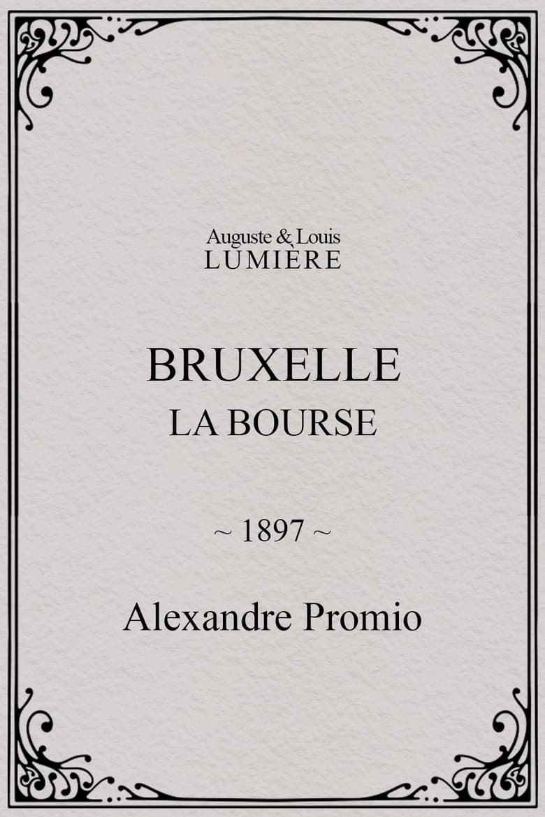 Poster of Bruxelles, la bourse