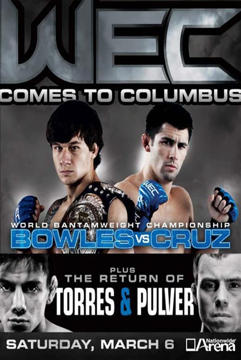 Poster of WEC 47: Bowles vs. Cruz