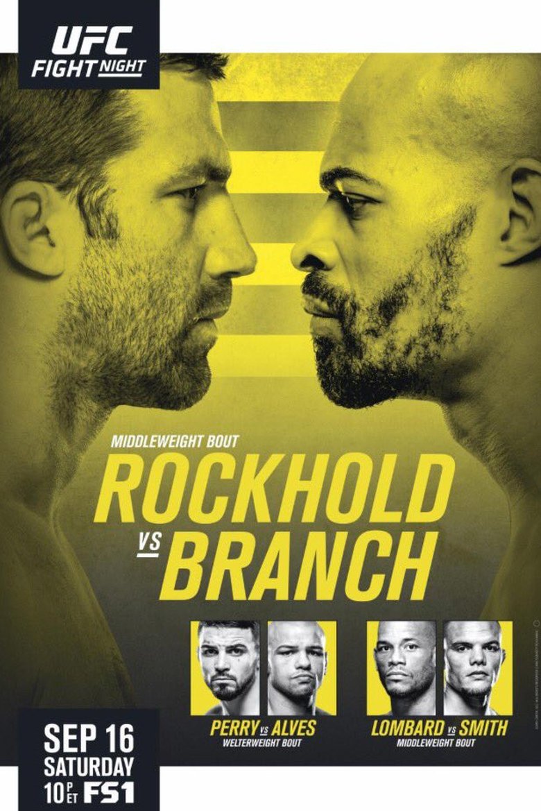 Poster of UFC Fight Night 116: Rockhold vs. Branch