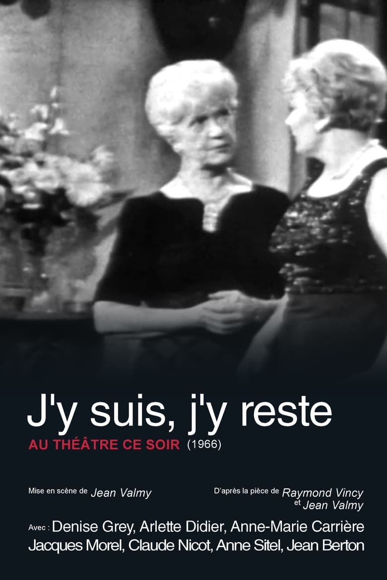 Poster of J'y suis, j'y reste