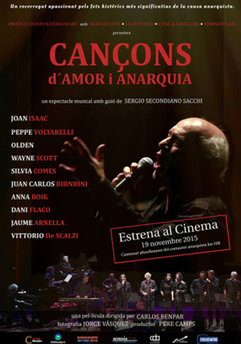 Poster of Cançons d'amor i Anarquia