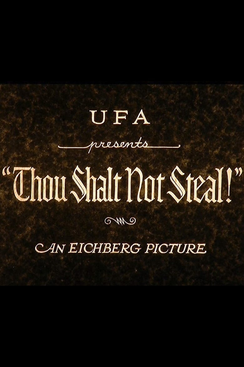 Poster of Thou Shalt Not Steal