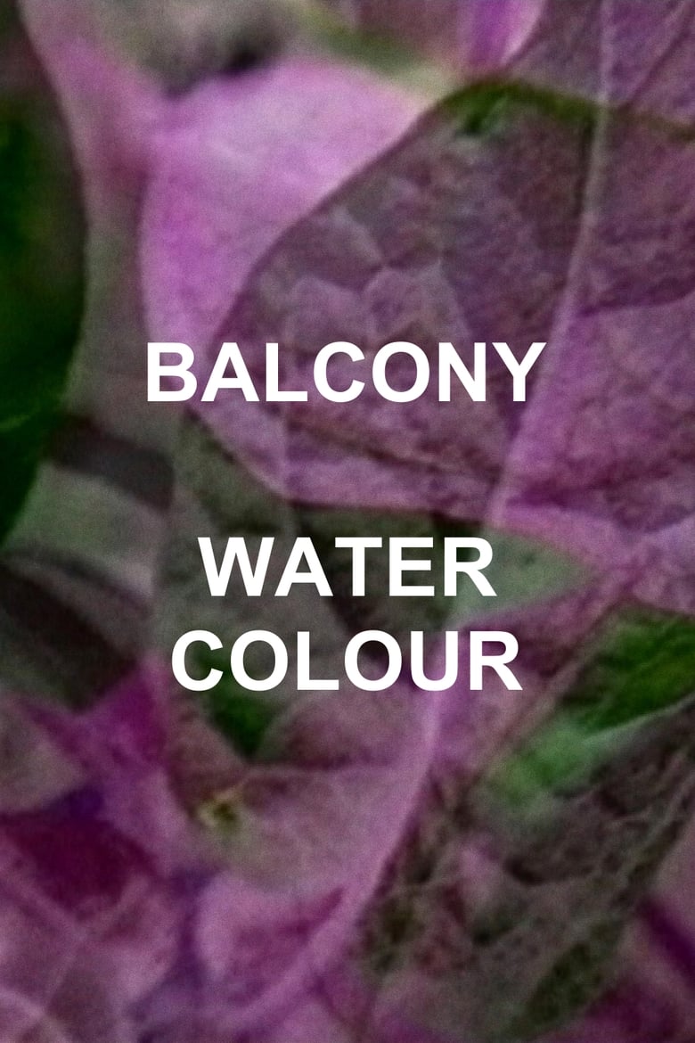 Poster of Balcony Water Colour