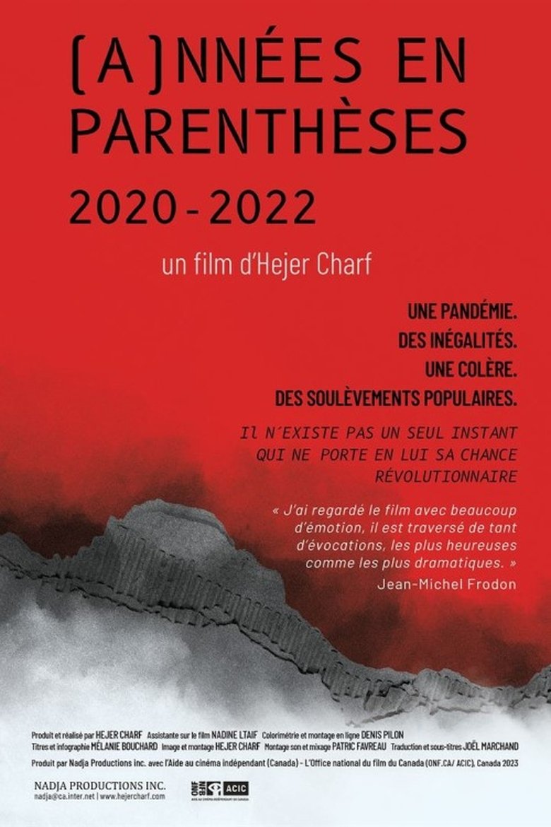 Poster of Années en parenthèses 2020-2022