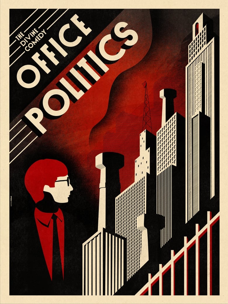 Poster of The Divine Comedy- Office Politics Release Party