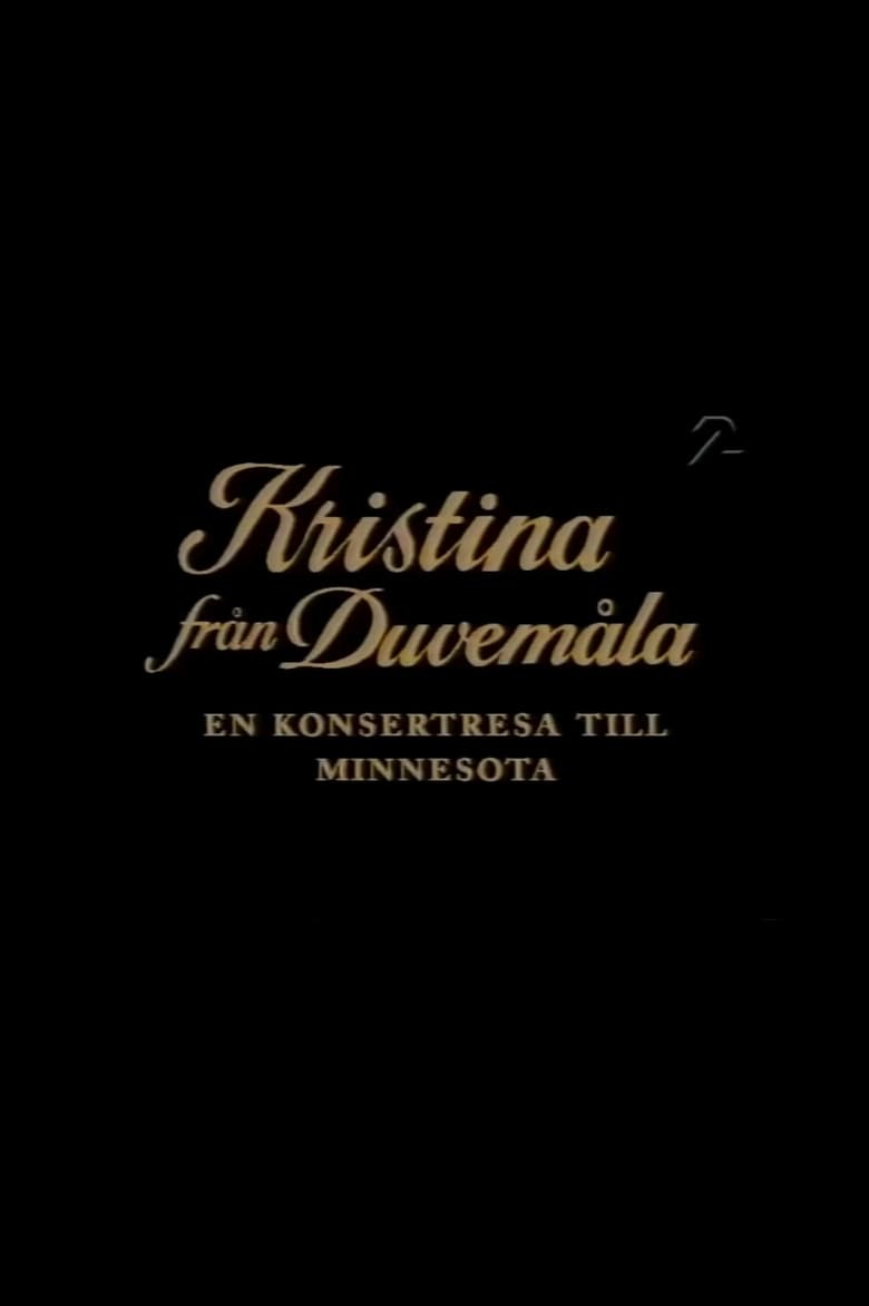 Poster of Kristina från Duvemåla - en konsertresa till Minnesota