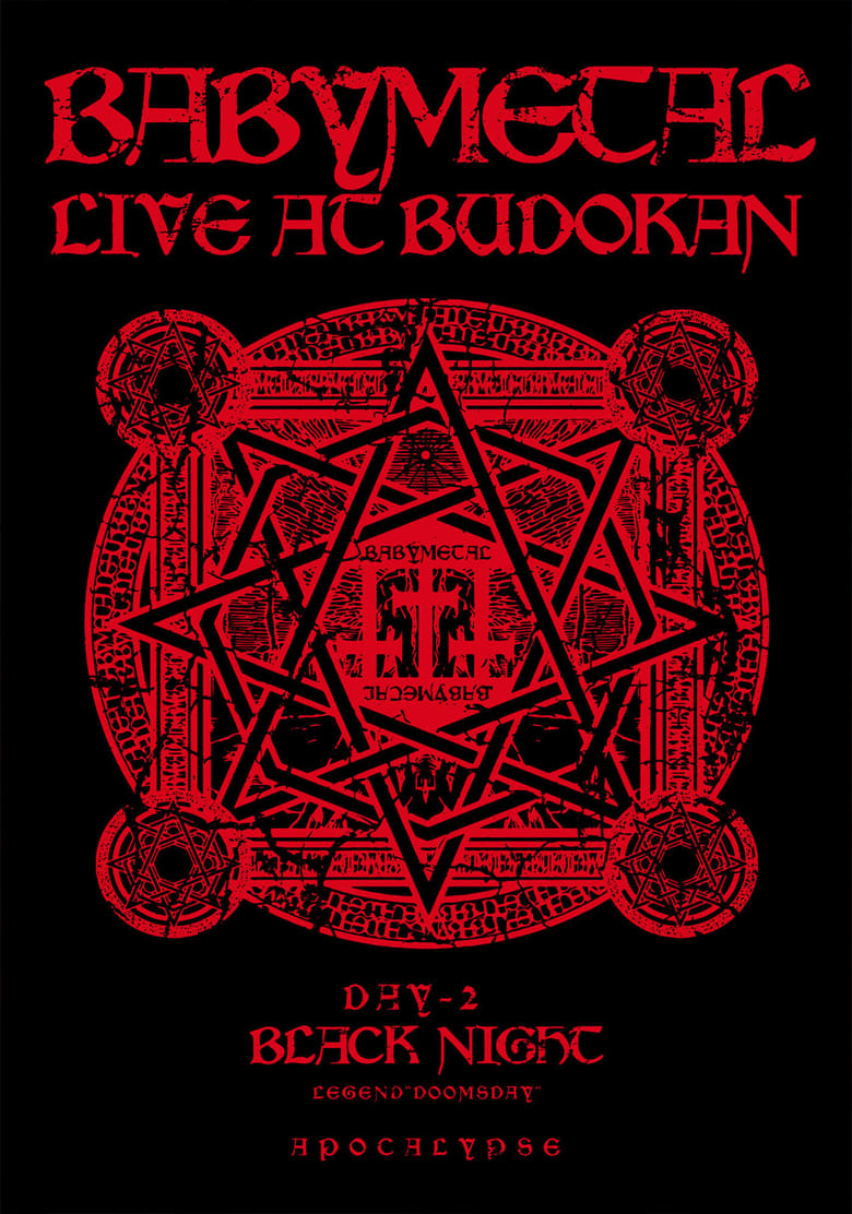 Poster of BABYMETAL - Live at Budokan: Black Night Apocalypse -  Kuroi Yoru Legend