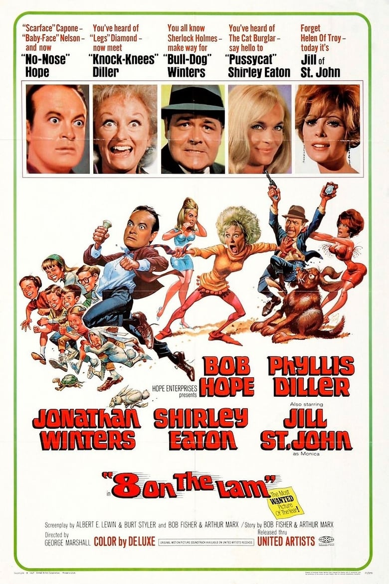 Poster of Eight on the Lam