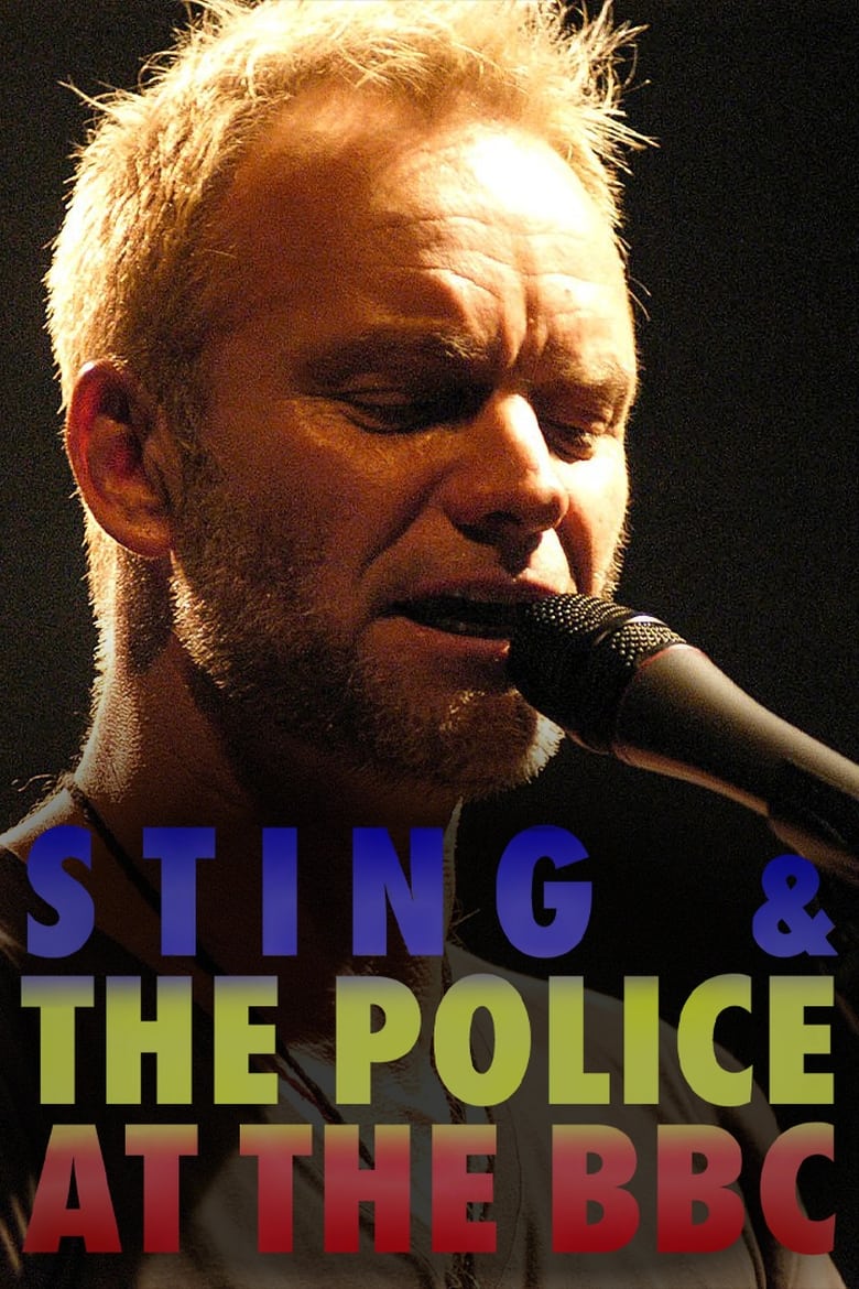 Poster of Sting and the Police at the BBC