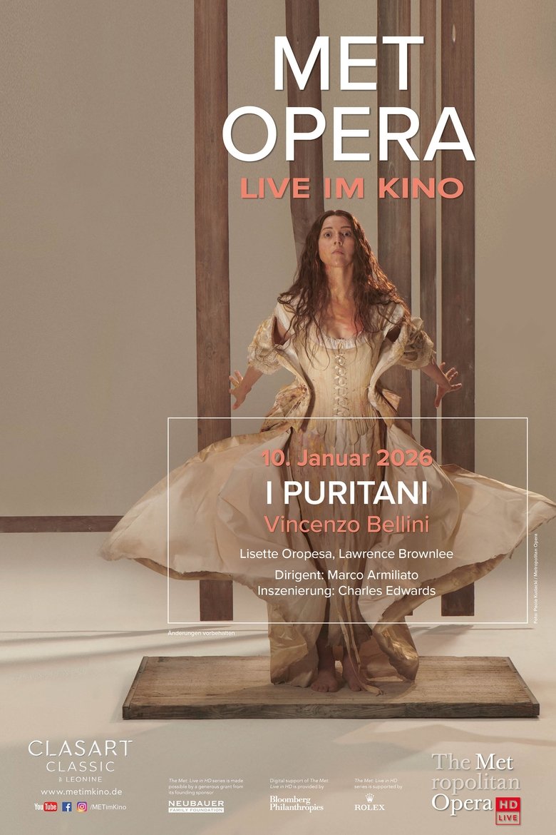Poster of The Metropolitan Opera: I Puritani