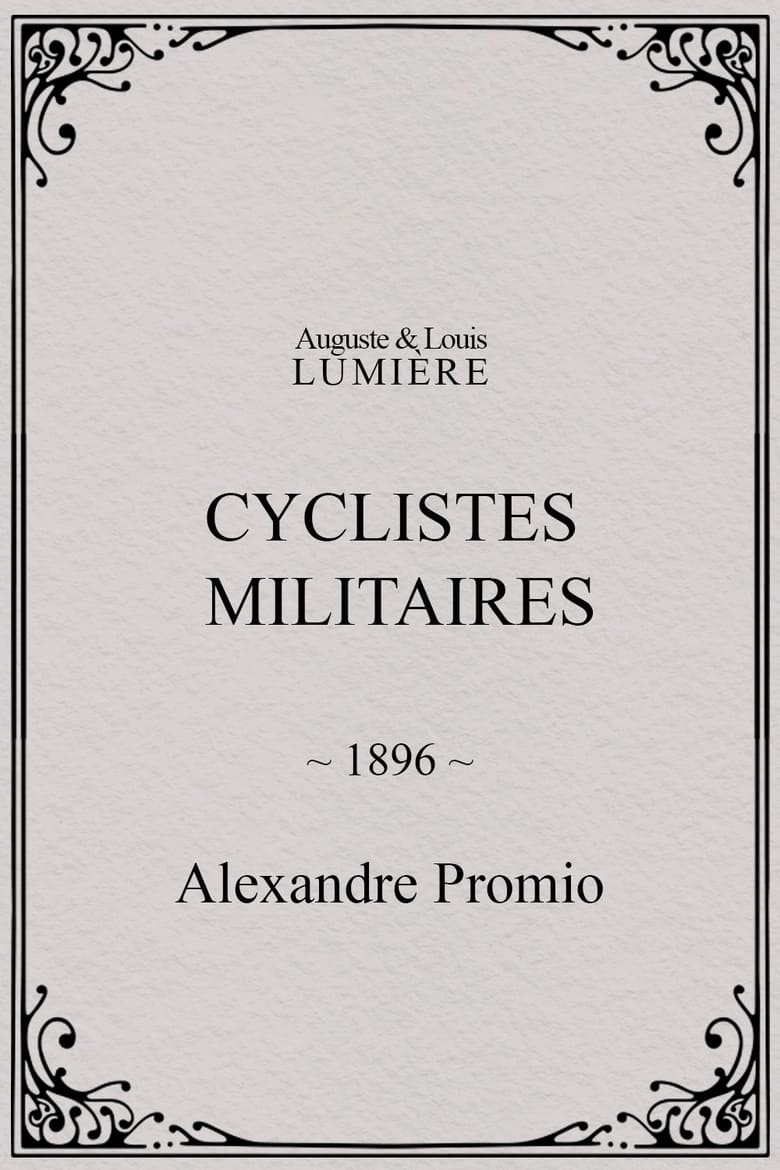 Poster of Cyclistes militaires