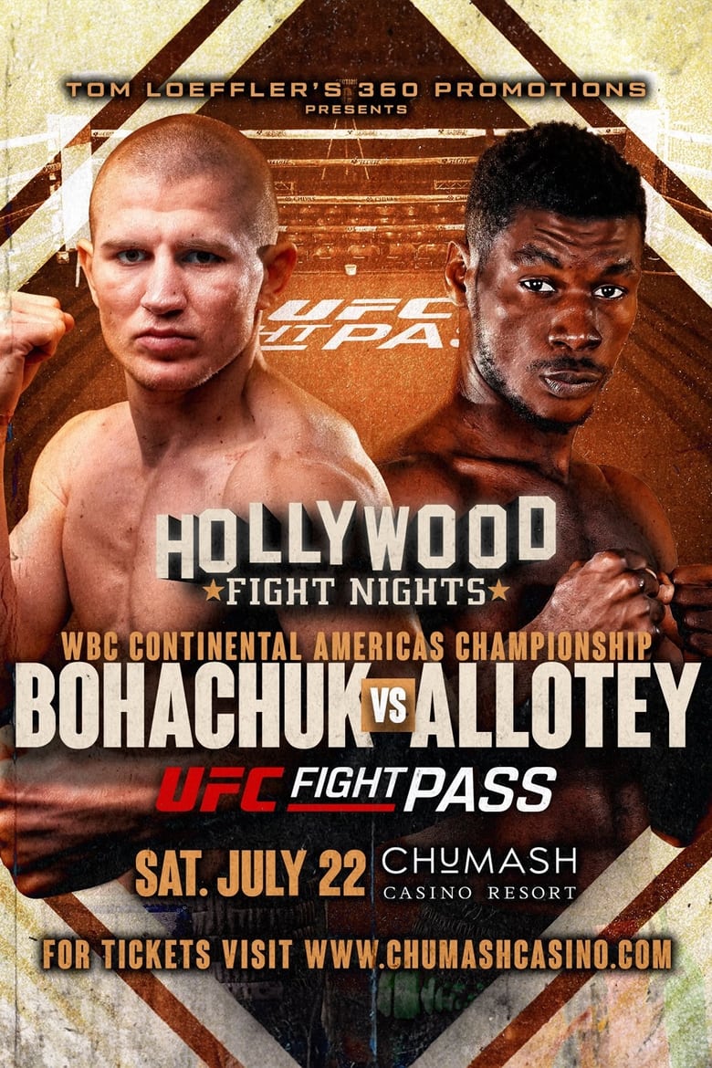 Poster of Serhii Bohachuk vs. Patrick Allotey