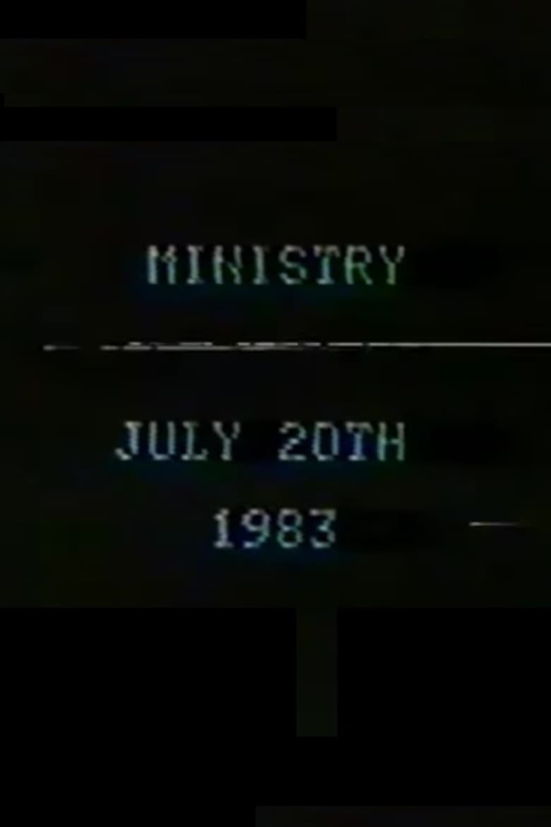 Poster of Ministry July 20th, 1983