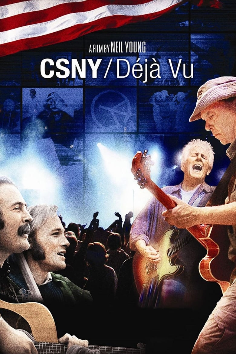 Poster of Crosby, Stills, Nash & Young ‎– Déjà Vu