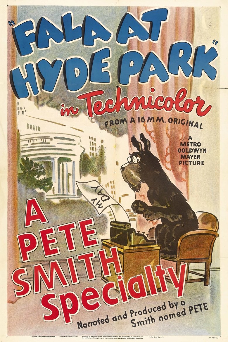 Poster of Fala at Hyde Park