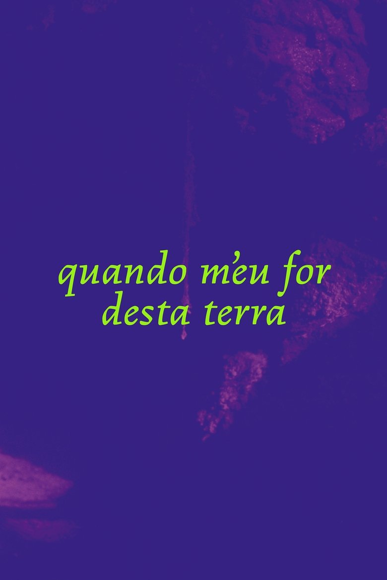 Poster of When I leave this land