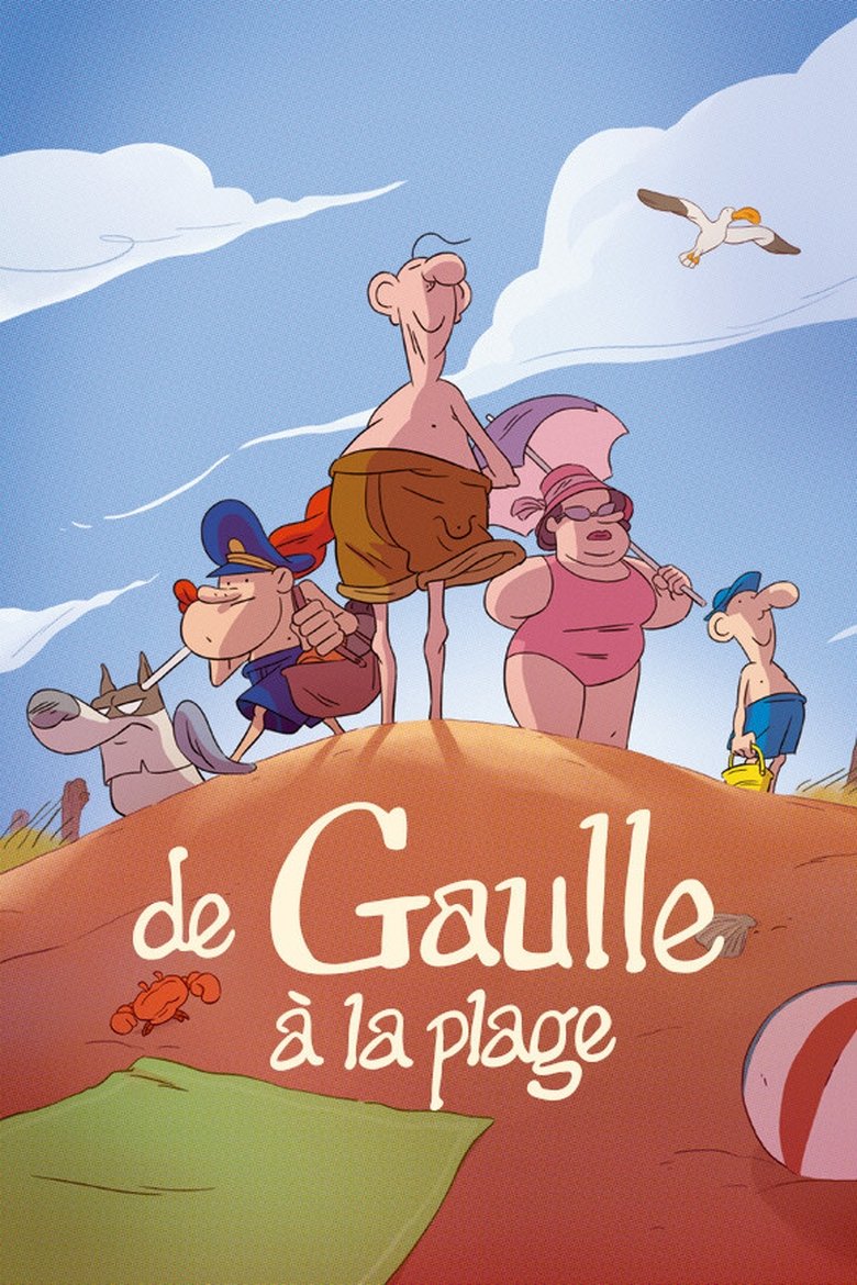 Poster of De Gaulle at the Beach