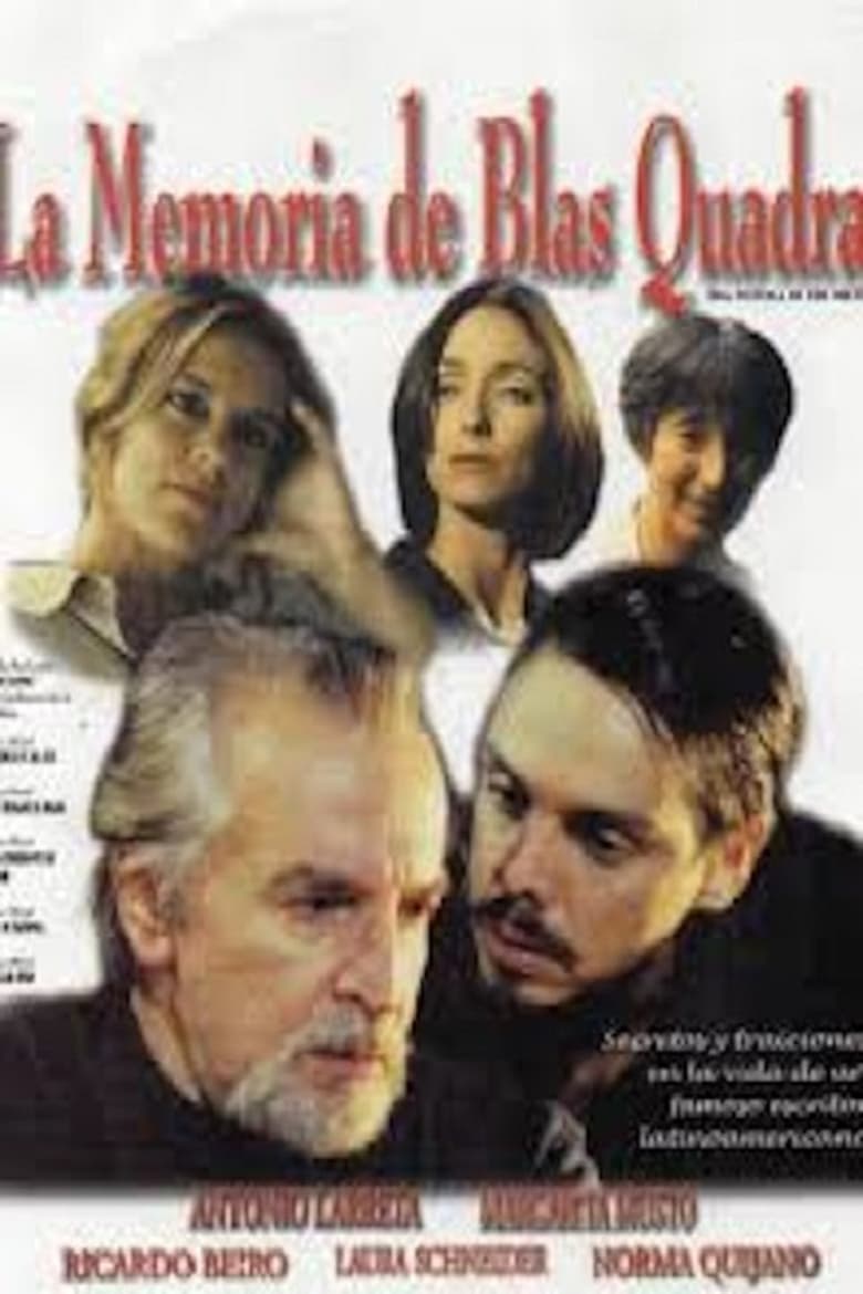 Poster of La memoria de Blas Quadra