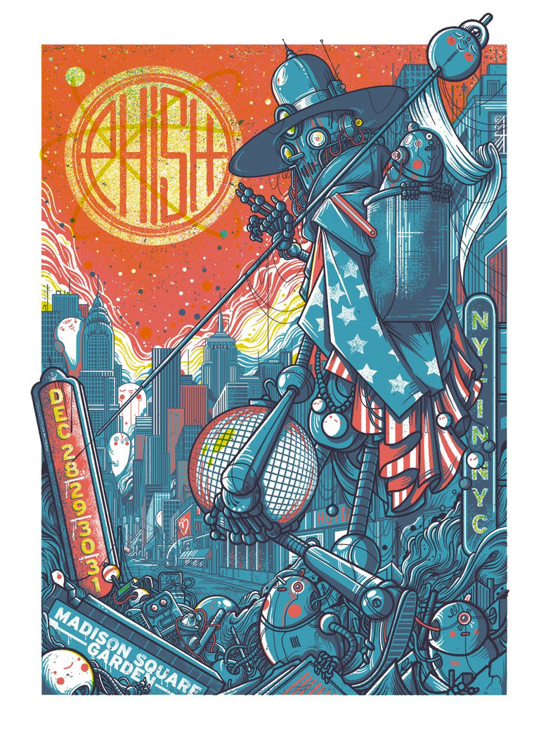 Poster of Phish 2016-12-31 Madison Square Garden, New York, NY