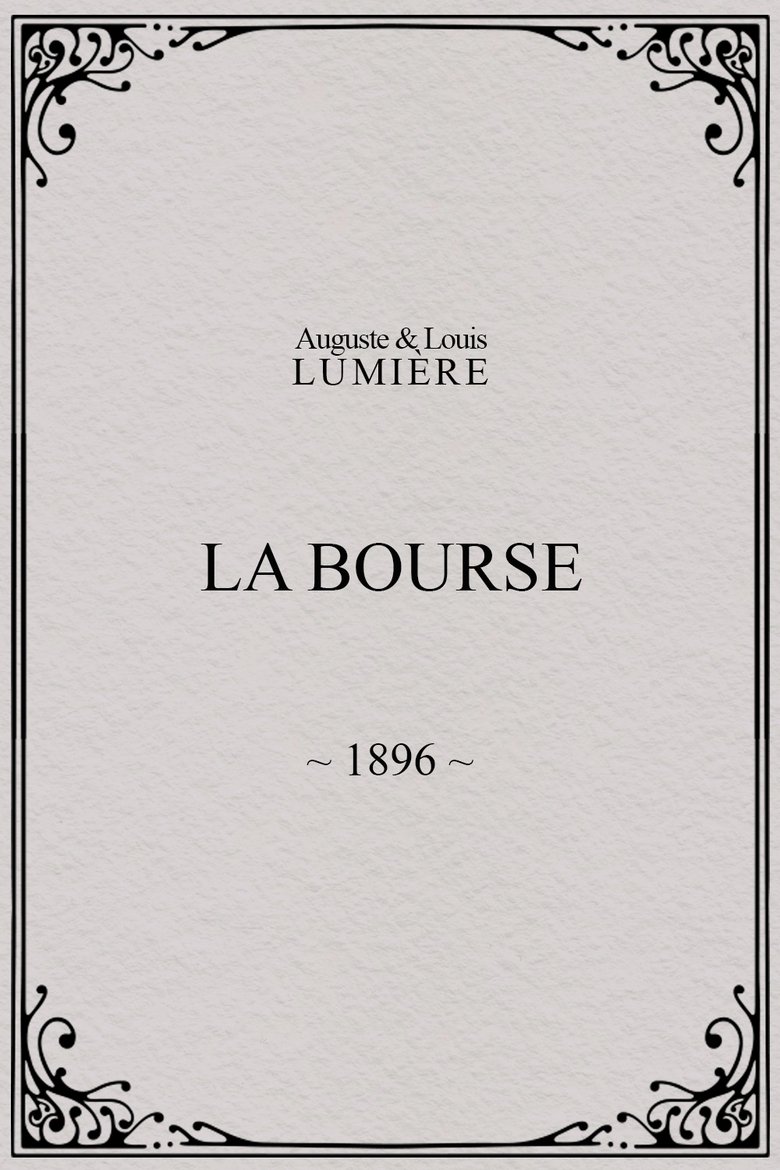 Poster of La Bourse