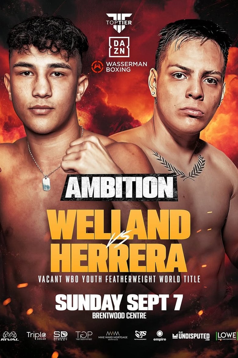 Poster of Tom Welland vs. Kevin Herrera