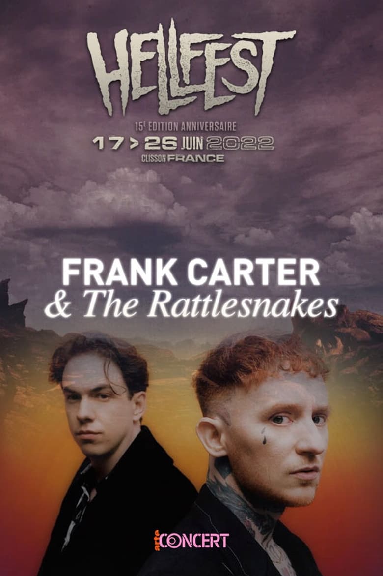 Poster of Frank Carter & The Rattlesnakes - Hellfest 2022