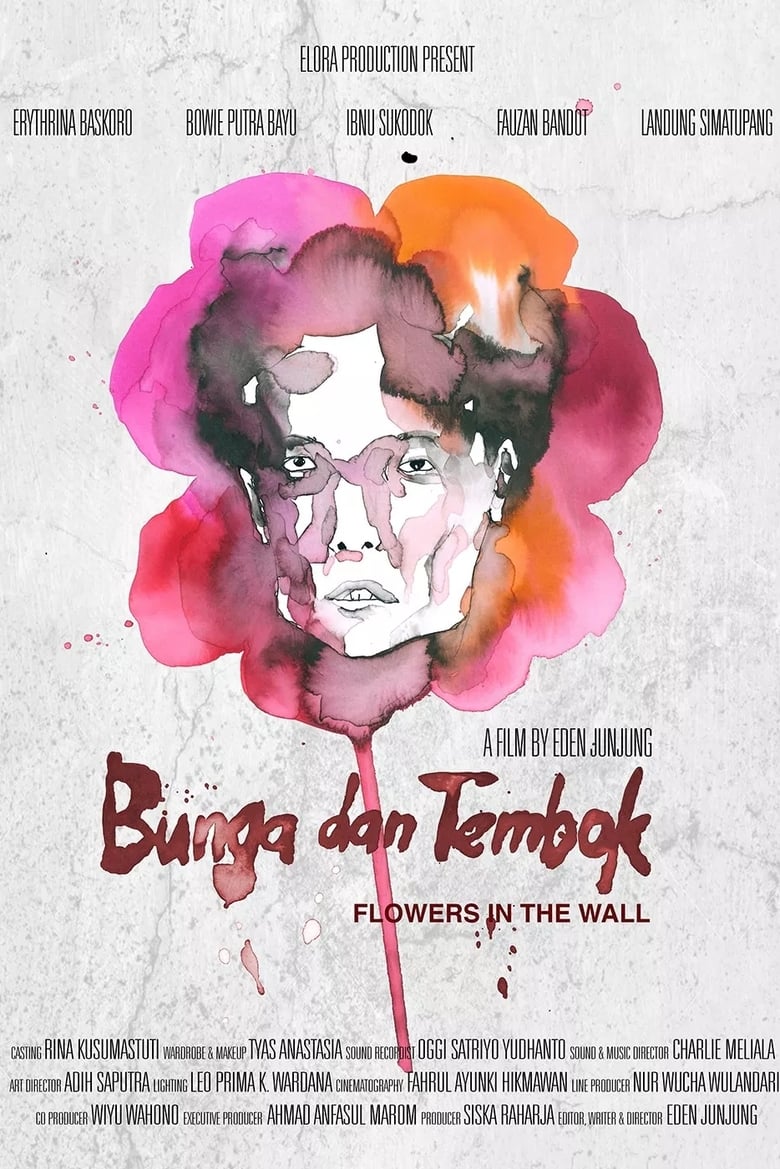 Poster of Flowers in the Wall