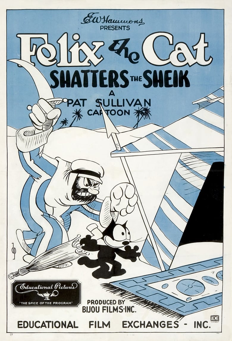 Poster of Felix the Cat Shatters the Sheik