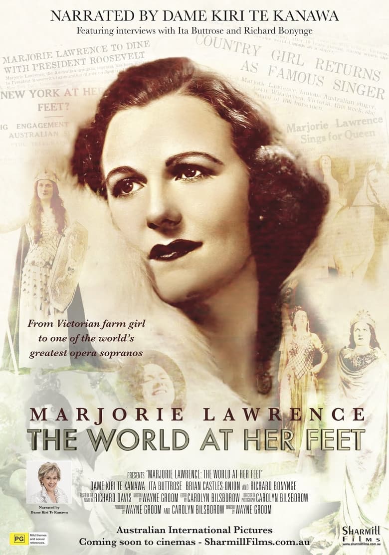 Poster of Marjorie Lawrence: The World at Her Feet