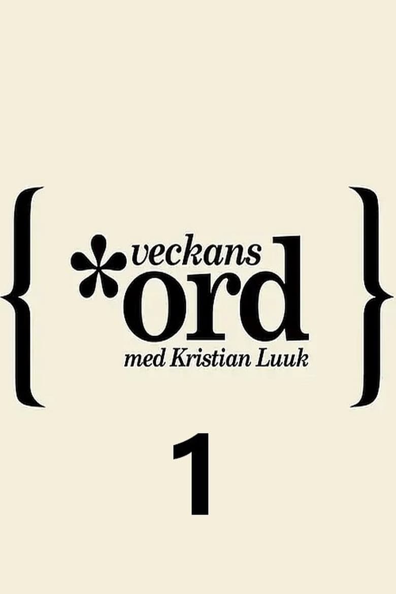 Poster of Episodes in Veckans Ord - Season 1 - Season 1