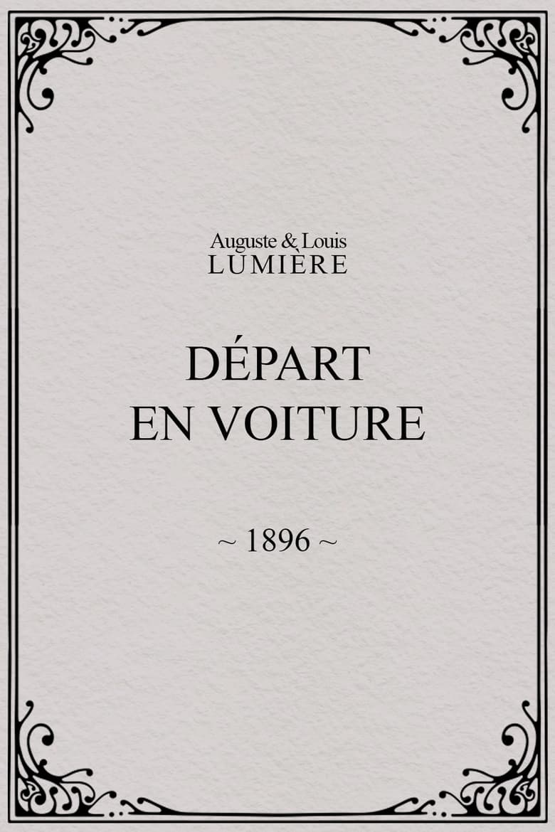 Poster of Départ en voiture