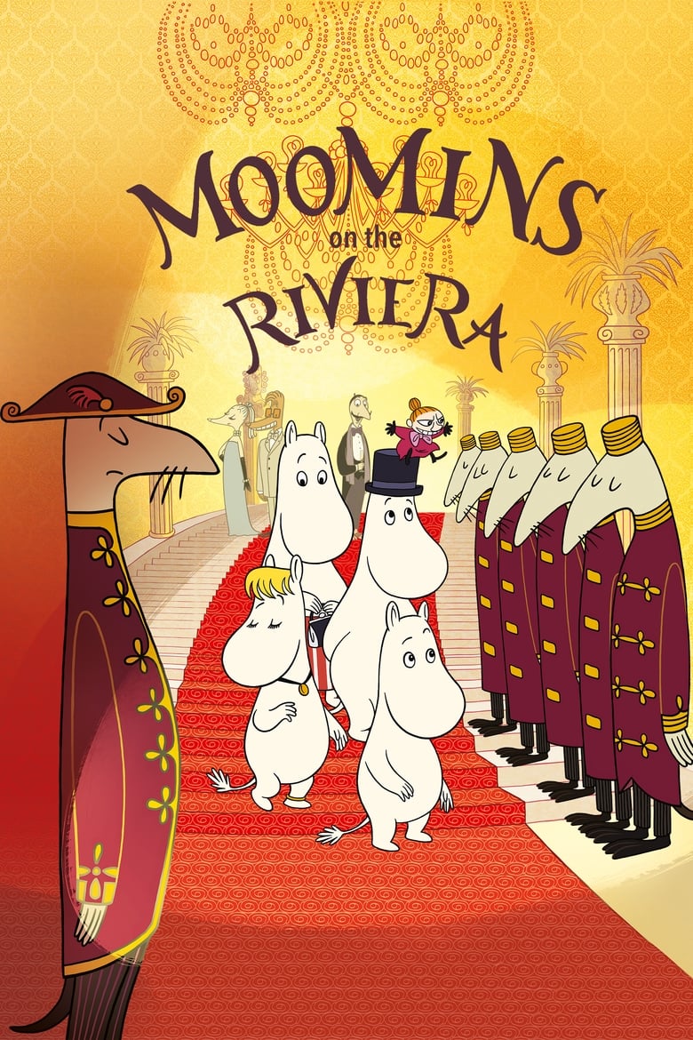 Poster of Moomins on the Riviera