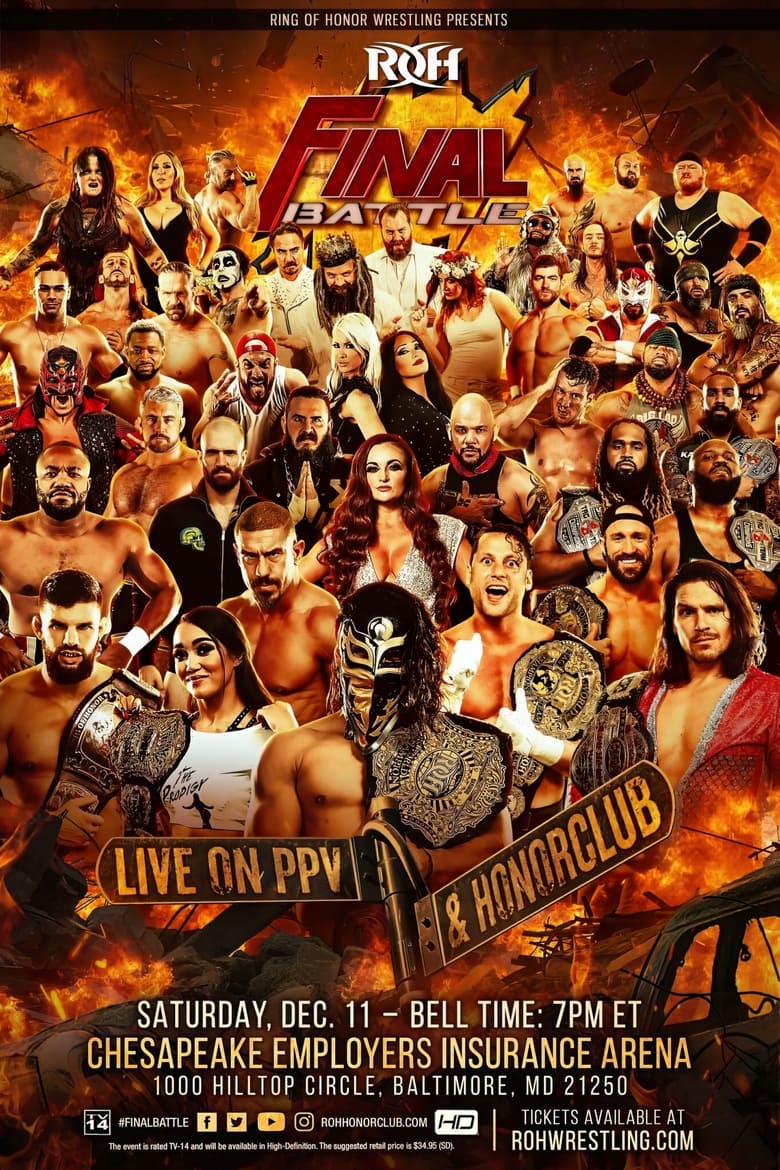 Poster of ROH: Final Battle 2021