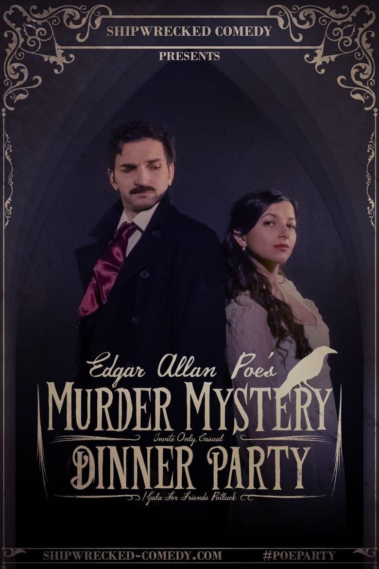 Poster of Edgar Allan Poe's Murder Mystery Dinner Party