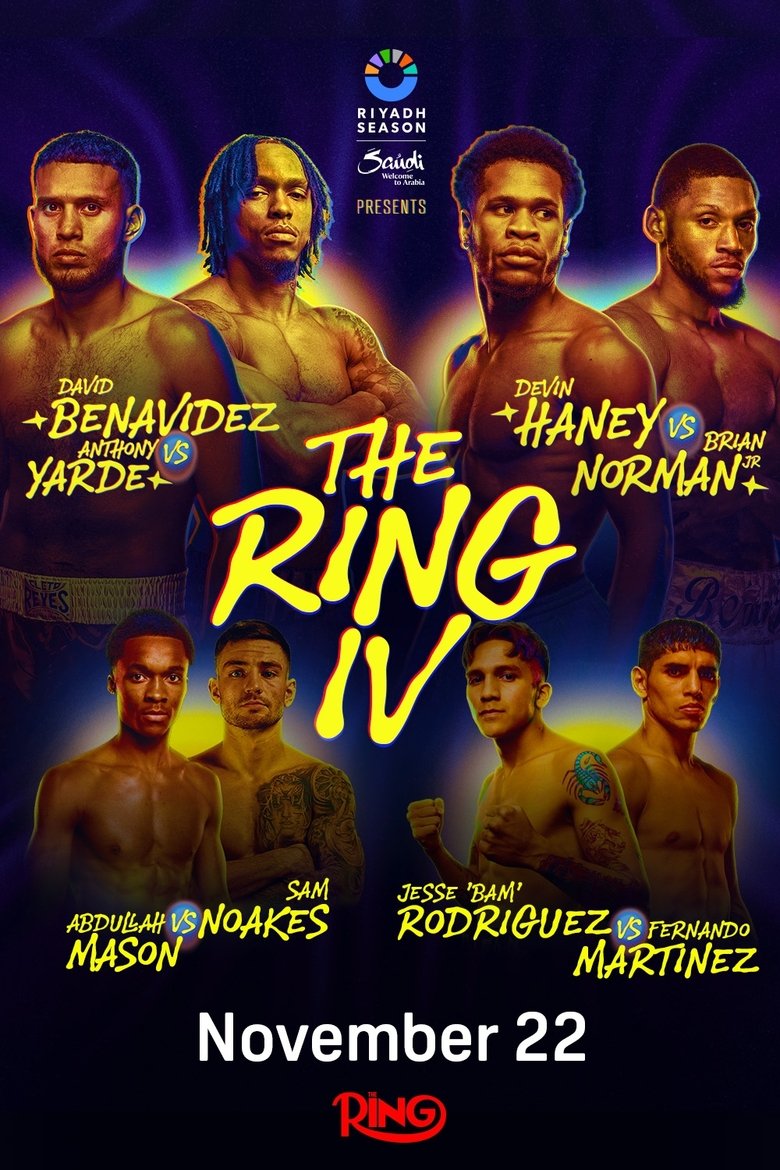Poster of David Benavidez vs. Anthony Yarde