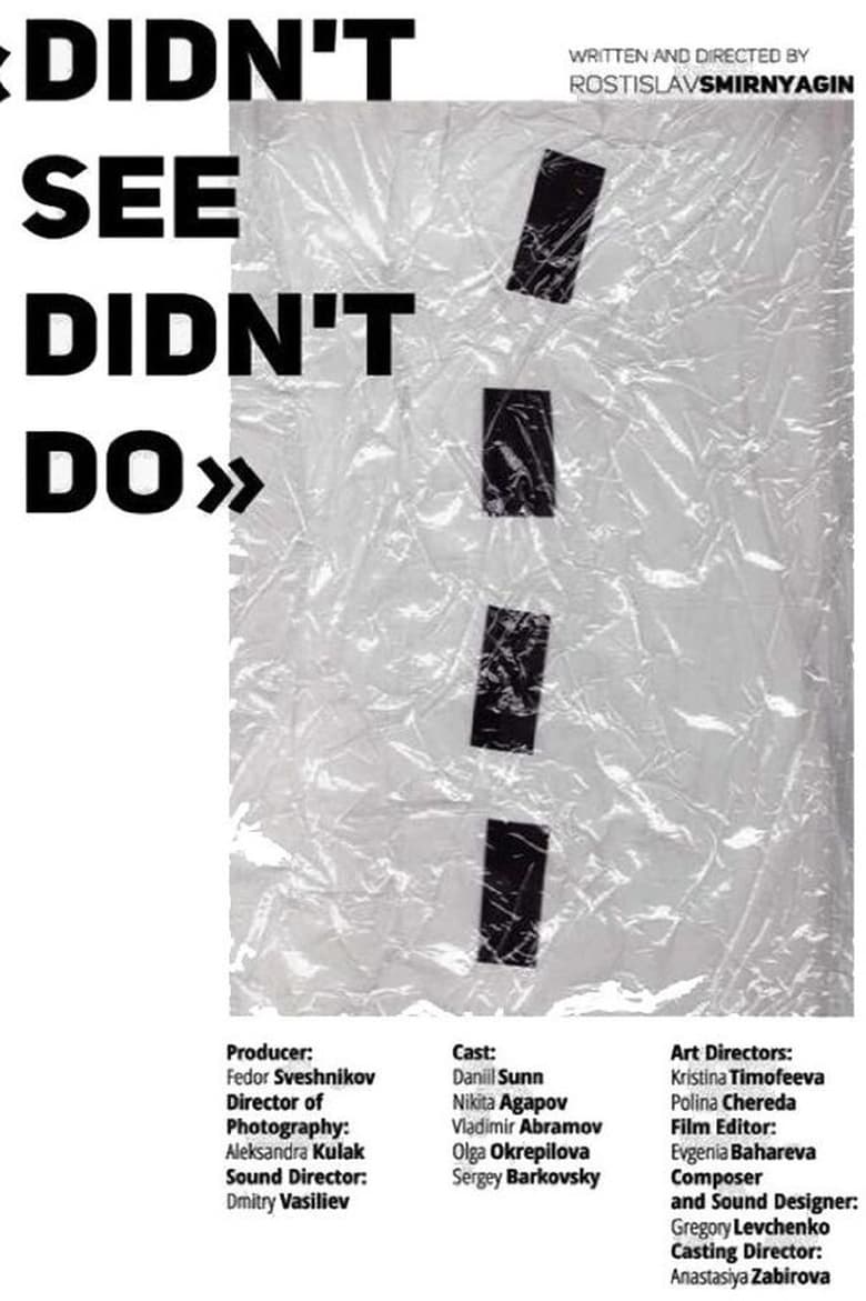 Poster of Didn't See Didn't Do