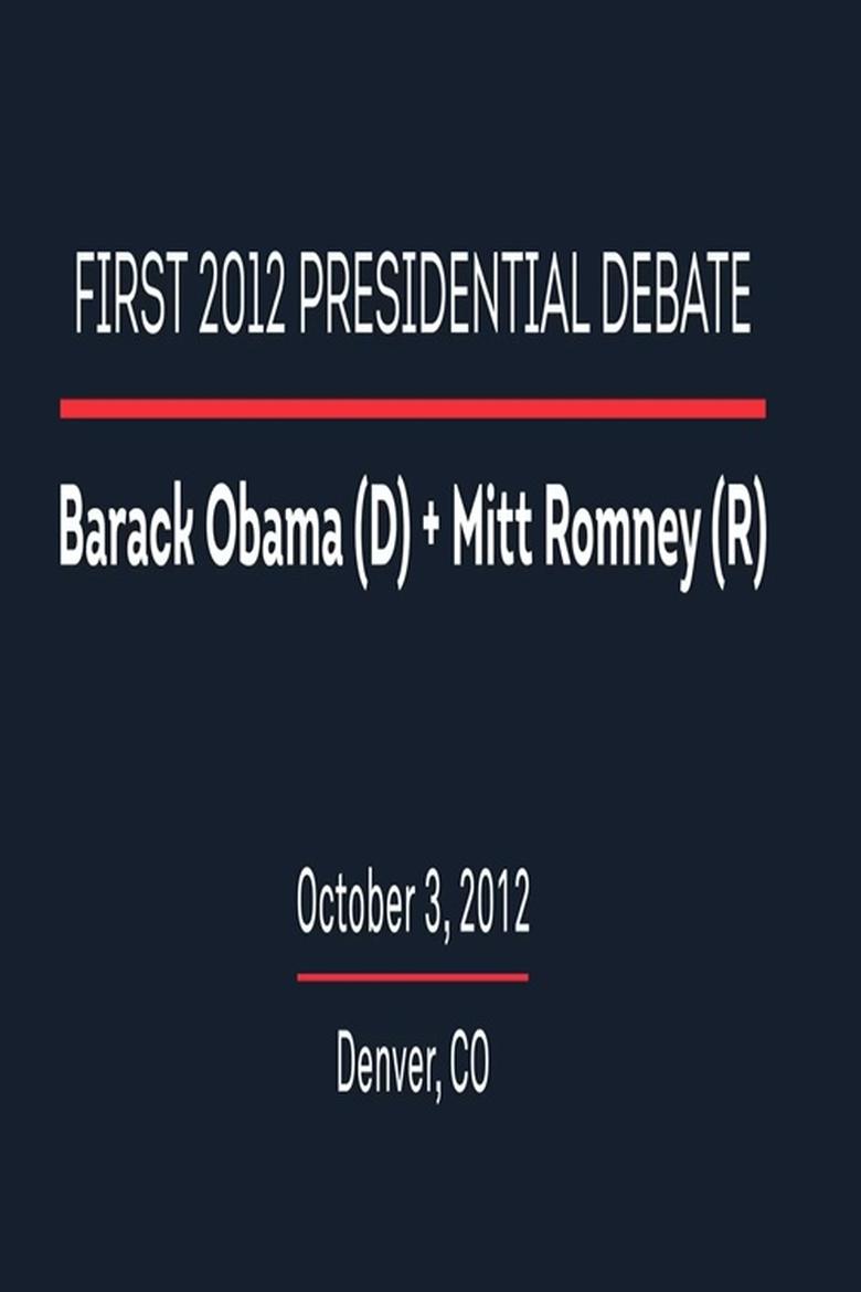 Poster of 2012 First Presidential Debate