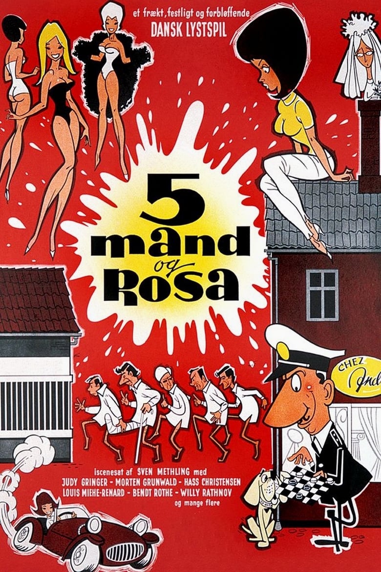 Poster of Five men and Rosa