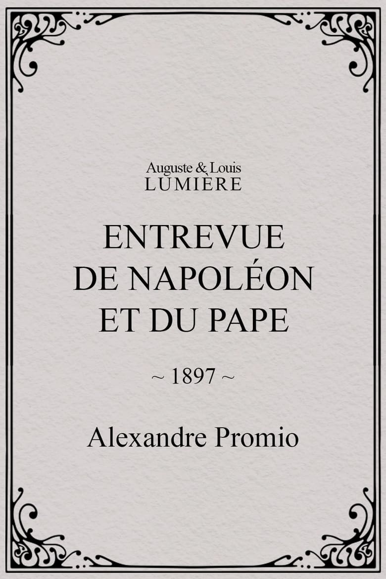 Poster of Interview Between Napoleon and the Pope