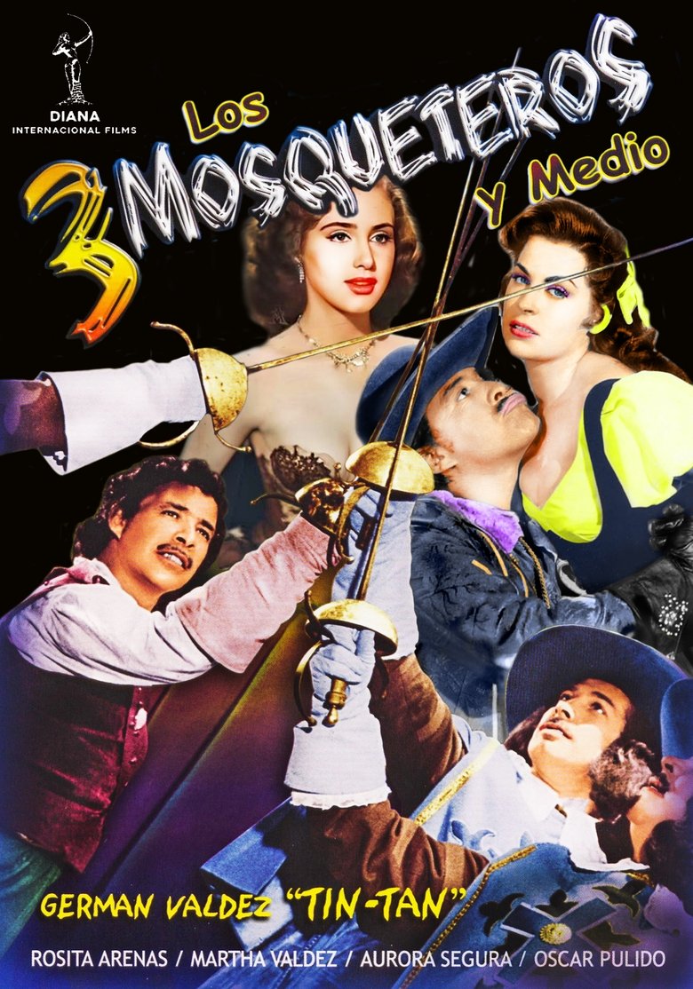 Poster of Los tres mosqueteros y medio