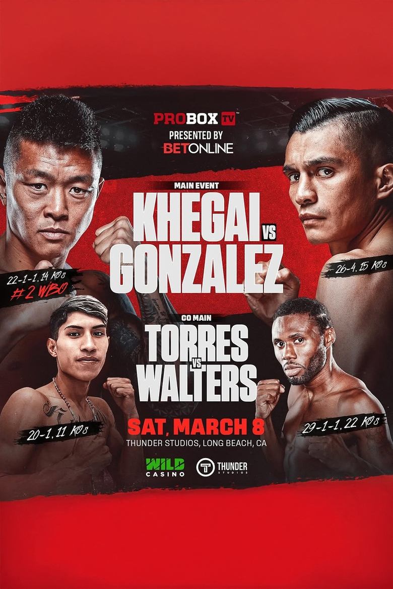 Poster of Arnold Khegai vs. Joet Gonzalez