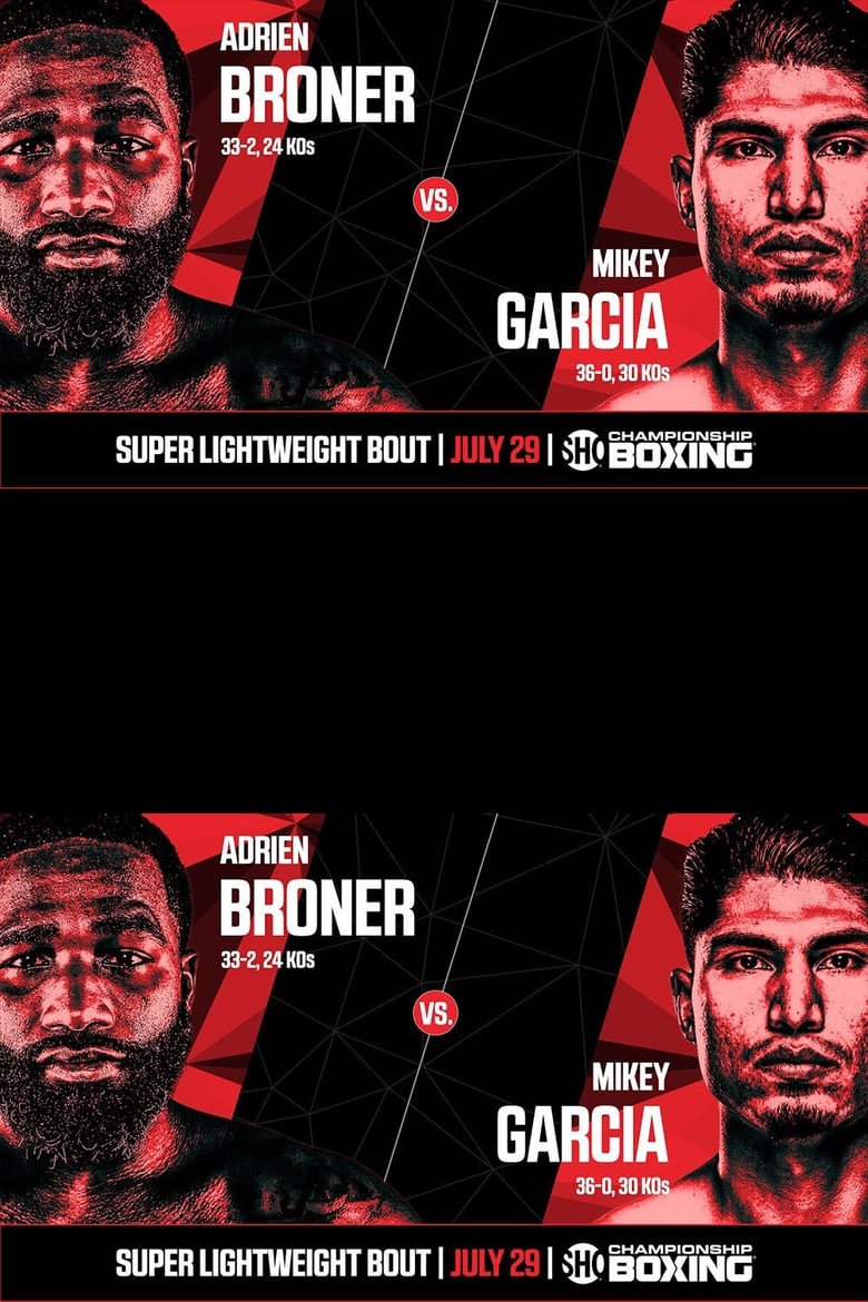 Poster of Adrien Broner vs. Mikey Garcia